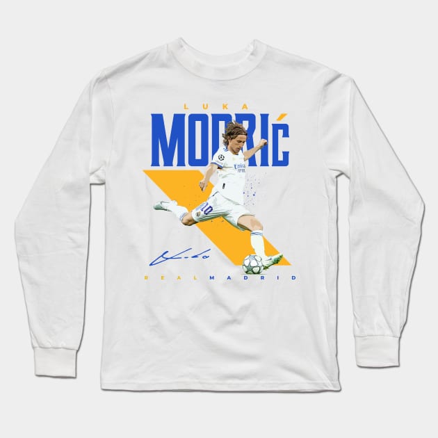 Luka Modric Long Sleeve T-Shirt by Juantamad